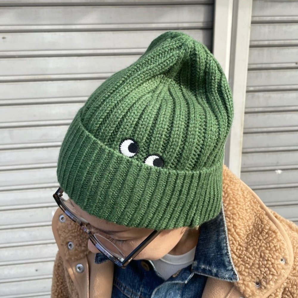 Uniqlo x Anya Hindmarch Heattech Beanie - Green - Picture 6 of 6